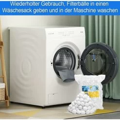 RHAFAYRE Balles Filtrantes Pour Piscine - 200 G - Pour Filtre à Sable - Pour Piscine - Remplace 5,6 Kg De Sable Filtrant - Convient Pour Piscine - Filtre De Piscine - Accessoires De Piscine -Piscine Soldes 94183736 4