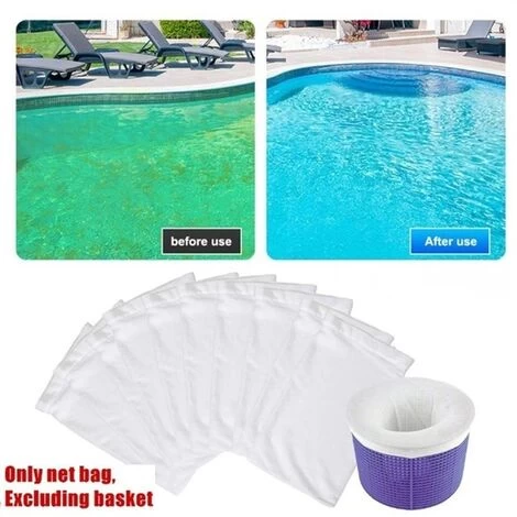Piscine Filtre Sac Purification De L'eau Impuretés Enlèvement Des Ordures Filtre Filtre 10pcs 4 Piscine Filtre Sac Purification De L'eau Impuretés Enlèvement Des Ordures Filtre Filtre 10pcs – Image 2
