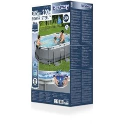BESTWAY Piscine Hors Sol Power Steel™ Ovale 305 X 200 X 84 Cm 11 BESTWAY Piscine Hors Sol Power Steel™ Ovale 305 X 200 X 84 Cm -Piscine Soldes 94368821 5