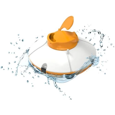 BESTWAY Robot Aspirateur De Piscine Autonome Frisbee Orange Pour Piscine à Fond Plat 4 BESTWAY Robot Aspirateur De Piscine Autonome Frisbee Orange Pour Piscine à Fond Plat – Image 2