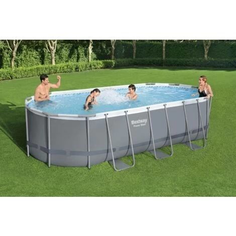 BESTWAY Piscine Hors Sol Power Steel™ Ovale 549 X 274 X 122 Cm 3 BESTWAY Piscine Hors Sol Power Steel™ Ovale 549 X 274 X 122 Cm – Image 2