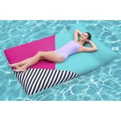 BESTWAY Matelas De Plage Avec Housse Tissu 200 X 129 Cm -Piscine Soldes 94368888 3