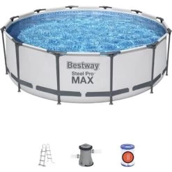 BESTWAY Piscine Hors Sol Ronde Steel Pro Max™ 366 X 100 Cm