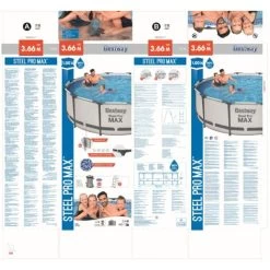 BESTWAY Piscine Hors Sol Ronde Steel Pro Max™ 366 X 100 Cm 10 BESTWAY Piscine Hors Sol Ronde Steel Pro Max™ 366 X 100 Cm -Piscine Soldes 94368895 4