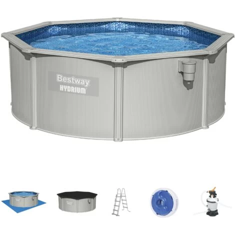 BESTWAY Piscine Hors Sol Ronde Hydrium™ 360 X 120 Cm 5 BESTWAY Piscine Hors Sol Ronde Hydrium™ 360 X 120 Cm – Image 3