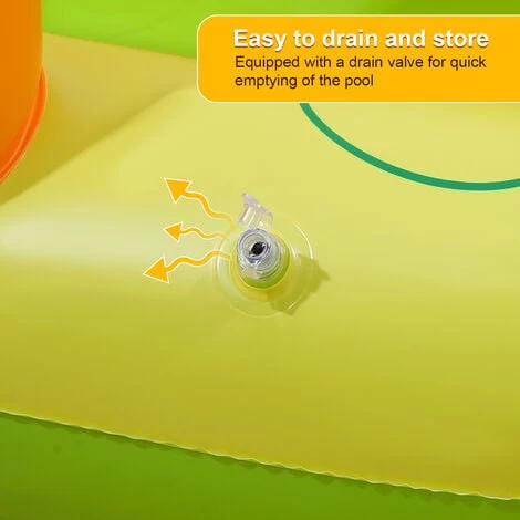 Piscine Du Centre De Jeux Jungle Jungle Toboggan Gonflable Intex Pour Enfants 246x193x110cm 5 Piscine Du Centre De Jeux Jungle Jungle Toboggan Gonflable Intex Pour Enfants 246x193x110cm – Image 3