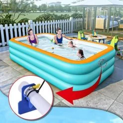 2 PièCes Supports De Tuyau De Piscine Avec Pinces En Acier Inoxydable Attaches De Câble, Accessoires De Piscine Hors Sol Pour La PréVention De L'Affaissement Des Tuyaux -Piscine Soldes 94711803 3