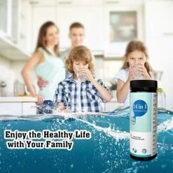 Ensemble De 100 Bandelettes D'essai 14 En 1 Pour L'eau Potable Et L'eau Du Robinet, Faciles à Détecter Rapidement Pour La Dureté, Le PH, Le Brome, Les Nitrates, Etc. (2 Bouteilles) 10 Ensemble De 100 Bandelettes D'essai 14 En 1 Pour L'eau Potable Et L'eau Du Robinet, Faciles à Détecter Rapidement Pour La Dureté, Le PH, Le Brome, Les Nitrates, Etc. (2 Bouteilles) -Piscine Soldes 94926435 4