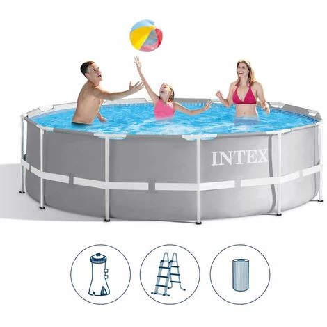 Piscine Hors-sol Ronde 366x99 Prism Frame Intex 26716 5 Piscine Hors-sol Ronde 366x99 Prism Frame Intex 26716 – Image 3