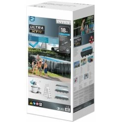 Intex PISCINE RECTANGULAIRE 549X274X132 ULTRA FRAME AVEC POMPE ET ACCESSOIRES -Piscine Soldes 95154294 4