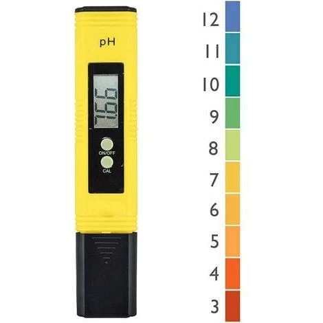 Testeur De Ph Professionnel, Fonction D'étalonnage Automatique Et 0,00-14,00 Gamme De Mesure Pour L’Eau Portable Aquarium Hydroponie Piscine Plage De Mesure,Jaune 3 Testeur De Ph Professionnel, Fonction D'étalonnage Automatique Et 0,00-14,00 Gamme De Mesure Pour L’Eau Portable Aquarium Hydroponie Piscine Plage De Mesure,Jaune