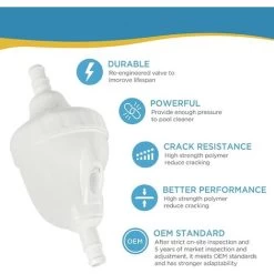 Vanne De Recul Adaptable G52 Haute Qualité Pour Polaris 280 180 380 480 3900 Marche Arrière Pour Robot Nettoyeur De Piscine 11 Vanne De Recul Adaptable G52 Haute Qualité Pour Polaris 280 180 380 480 3900 Marche Arrière Pour Robot Nettoyeur De Piscine -Piscine Soldes 95995531 5