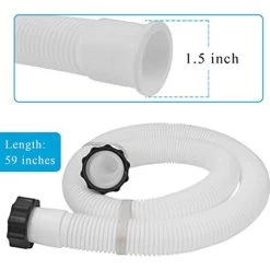 Intex 29060E Système De Pompe De Filtration Tuyau De Rechange En Plastique Pour Pompe De Piscine 1,5 X 56 Pouces (Lot De 2) 11 Intex 29060E Système De Pompe De Filtration Tuyau De Rechange En Plastique Pour Pompe De Piscine 1,5 X 56 Pouces (Lot De 2) -Piscine Soldes 96013184 5