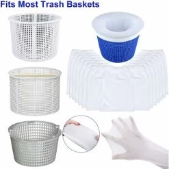 Autre Accessoire Pour Piscine Pool Skimmer Socks,Chaussette Piscine,Chaussette Filtre Piscine,Prefiltre Réutilisable Et Super Élastique Pour Peuvent Emprisonner Pollen,Feuilles,Cheveux,l'Huile,les In 9 Autre Accessoire Pour Piscine Pool Skimmer Socks,Chaussette Piscine,Chaussette Filtre Piscine,Prefiltre Réutilisable Et Super Élastique Pour Peuvent Emprisonner Pollen,Feuilles,Cheveux,l'Huile,les In -Piscine Soldes 96338884 3