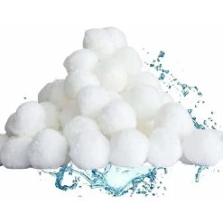Clarifiant De Piscine Balles Filtrantes, 500g Boules De Filtre De Piscine, Billes Filtrantes, Média Filtre à Fibres Pour Piscine Filtres à Sable Filtrage De L'eau, Filtre Pour Piscine