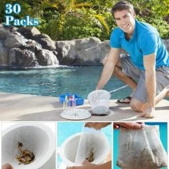 30 Pièces Pool Skimmer Socks, Chaussettes D'écumeur De Piscine Perfect Filter Savers Pour Panier De Skimmer De Filtre, Doublure D'écran En Maille Ultra Fine Pour Panier De Piscine 11 30 Pièces Pool Skimmer Socks, Chaussettes D'écumeur De Piscine Perfect Filter Savers Pour Panier De Skimmer De Filtre, Doublure D'écran En Maille Ultra Fine Pour Panier De Piscine -Piscine Soldes 96453589 5