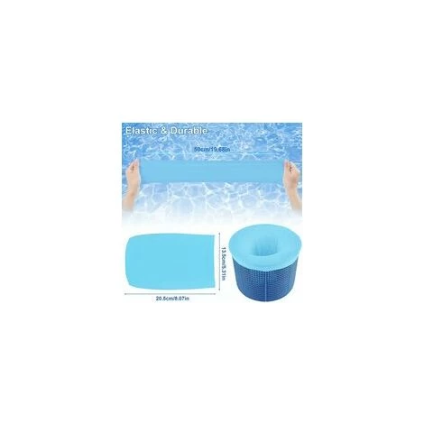20 Pièces Chaussettes De Skimmer De Piscine, Pool Skimmer Socks, Chaussette Filtre Piscine, Skimmer Réutilisable Et Super Élastique Pour De Pompe, Piscine, Spa 5 20 Pièces Chaussettes De Skimmer De Piscine, Pool Skimmer Socks, Chaussette Filtre Piscine, Skimmer Réutilisable Et Super Élastique Pour De Pompe, Piscine, Spa – Image 3