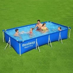 Bestway Piscine Steel Pro Avec Cadre En Acier 400x211x81 Cm Pompe à Filtre Incluse 9 Bestway Piscine Steel Pro Avec Cadre En Acier 400x211x81 Cm Pompe à Filtre Incluse -Piscine Soldes 96515258 3