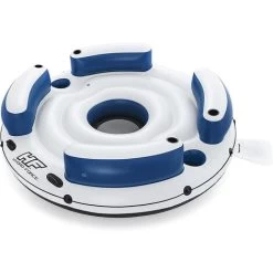 Bestway Île Gonflable Avec 4 Porte-gobelets Et 2 Compartiments De Rangement Poids Maximum 360 Kg