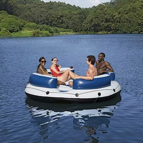 Bestway Île Gonflable Avec 4 Porte-gobelets Et 2 Compartiments De Rangement Poids Maximum 360 Kg 4 Bestway Île Gonflable Avec 4 Porte-gobelets Et 2 Compartiments De Rangement Poids Maximum 360 Kg – Image 2