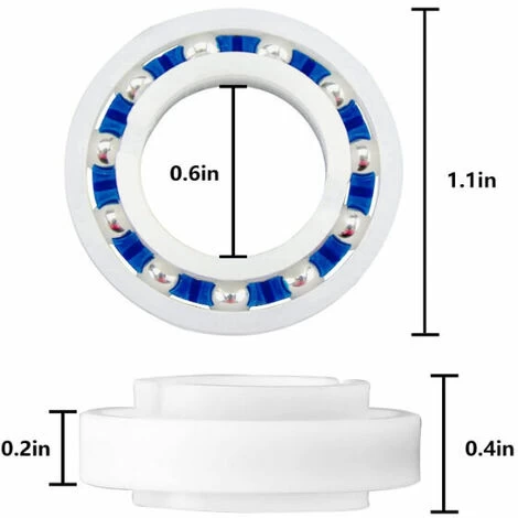Lot De 8 Roulements à Billes Adaptables Pour Roue De Polaris 280 180 Robot Nettoyeur De Piscine C60 C-60,Guazhuni,Dolaso 4 Lot De 8 Roulements à Billes Adaptables Pour Roue De Polaris 280 180 Robot Nettoyeur De Piscine C60 C-60,Guazhuni,Dolaso – Image 2