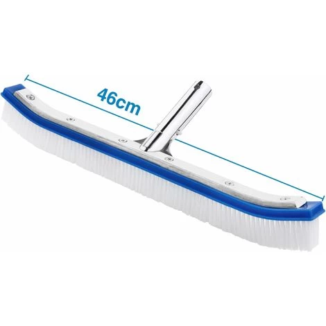 Brosse De Piscine Renforcée 46 Cm Adapté Aux Supports Courants - Poils Durs En PVC - Tête De Raccordement En Aluminium Entretien, Nettoyage,Dolaso 4 Brosse De Piscine Renforcée 46 Cm Adapté Aux Supports Courants - Poils Durs En PVC - Tête De Raccordement En Aluminium Entretien, Nettoyage,Dolaso – Image 2