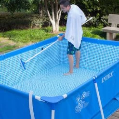 Brosse De Piscine Renforcée 46 Cm Adapté Aux Supports Courants - Poils Durs En PVC - Tête De Raccordement En Aluminium Entretien, Nettoyage,Dolaso 11 Brosse De Piscine Renforcée 46 Cm Adapté Aux Supports Courants - Poils Durs En PVC - Tête De Raccordement En Aluminium Entretien, Nettoyage,Dolaso -Piscine Soldes 96518362 5