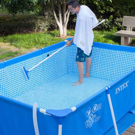 Brosse De Piscine Renforcée 46 Cm Adapté Aux Supports Courants - Poils Durs En PVC - Tête De Raccordement En Aluminium Entretien, Nettoyage,Dolaso 7 Brosse De Piscine Renforcée 46 Cm Adapté Aux Supports Courants - Poils Durs En PVC - Tête De Raccordement En Aluminium Entretien, Nettoyage,Dolaso – Image 5