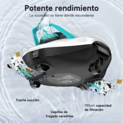 Robot De Piscine Sans Fil Aiper Seagull 800b, Jusqu'à 80m2, Autonomie 90min -Piscine Soldes 96690081 3