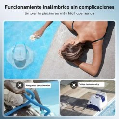 Robot De Piscine Sans Fil Aiper Seagull 800b, Jusqu'à 80m2, Autonomie 90min -Piscine Soldes 96690081 4