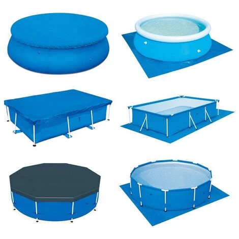 Forme Ronde PE étanche Pluie Anti-poussière Couverture De Piscine Accessoires En Tissu De Protection Diamètre 335 Cm 3 Forme Ronde PE étanche Pluie Anti-poussière Couverture De Piscine Accessoires En Tissu De Protection Diamètre 335 Cm