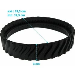 2 Chenilles Adaptables Pour Zodiac MX6 MX8 MX9, Pneus De Robot Nettoyeur Piscine Baracuda R0526100 -Piscine Soldes 96954325 3