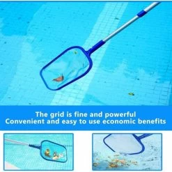 Épuisette Piscine 150CM Filet Écumeur Avec 41in Manche Télescopique Epuisette Piscine Professionelle Maille Fine Kit Nettoyage Piscine Pour Piscines, Spas, Bassins Et Fontaines 8 Épuisette Piscine 150CM Filet Écumeur Avec 41in Manche Télescopique Epuisette Piscine Professionelle Maille Fine Kit Nettoyage Piscine Pour Piscines, Spas, Bassins Et Fontaines -Piscine Soldes 97312038 2