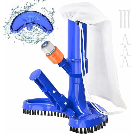 Aspirateur Piscine, Nettoyeur Sous Vide Portable Amélioré Avec Brosse Et Sac, Pour Piscine Hors Sol, Aspirateur Accessoires De Nettoyage Pour Spa étang Piscine Fontain 3 Aspirateur Piscine, Nettoyeur Sous Vide Portable Amélioré Avec Brosse Et Sac, Pour Piscine Hors Sol, Aspirateur Accessoires De Nettoyage Pour Spa étang Piscine Fontain