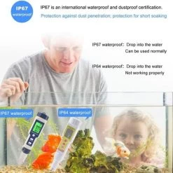 Testeur De Sel De Piscine, Testeur De Sel D'Eau De Mer Numérique 5 En 1, Kit De Test Étanche Ip67 11 Testeur De Sel De Piscine, Testeur De Sel D'Eau De Mer Numérique 5 En 1, Kit De Test Étanche Ip67 -Piscine Soldes 97451124 5