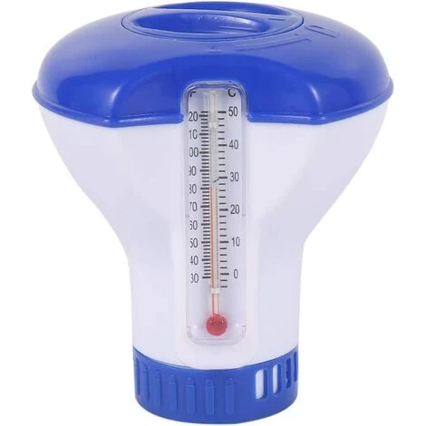 Diffuseur Chlore Piscine Avec Thermomètre, Distributeur Flottant Automatique, Doseur De Chlore Pour Piscine De 5 Pouces (Style A) 7 Diffuseur Chlore Piscine Avec Thermomètre, Distributeur Flottant Automatique, Doseur De Chlore Pour Piscine De 5 Pouces (Style A) – Image 5