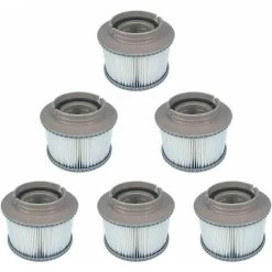 Lot De 6 Filtres De Remplacement Pour Spa Pour MSPA FD2089, Pompe à Cartouche Filtrante Pour MSPA Tous Les Spas Actuels