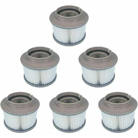 Lot De 6 Filtres De Remplacement Pour Spa Pour MSPA FD2089, Pompe à Cartouche Filtrante Pour MSPA Tous Les Spas Actuels 3 Lot De 6 Filtres De Remplacement Pour Spa Pour MSPA FD2089, Pompe à Cartouche Filtrante Pour MSPA Tous Les Spas Actuels