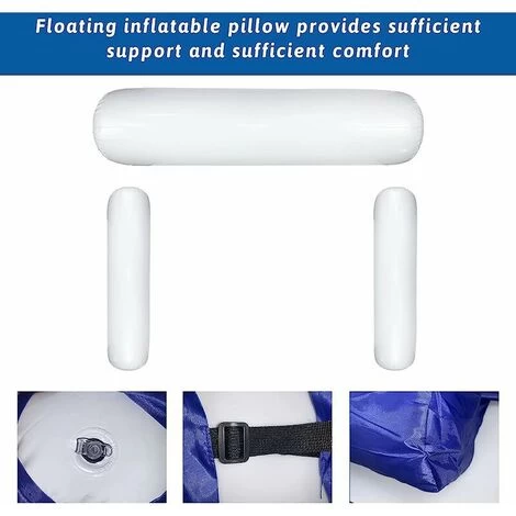 2 Pack Hamac Gonflable Piscine, Hamac Floattant, Bouée Matelas Gonflable, Hamac De Piscine Fauteuil Chaise Flottante Portable, Adaptée à La Piscine, à La Plage, Aux Vacances 100120cm 4 2 Pack Hamac Gonflable Piscine, Hamac Floattant, Bouée Matelas Gonflable, Hamac De Piscine Fauteuil Chaise Flottante Portable, Adaptée à La Piscine, à La Plage, Aux Vacances 100120cm – Image 2