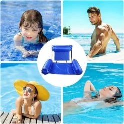 2 Pack Hamac Gonflable Piscine, Hamac Floattant, Bouée Matelas Gonflable, Hamac De Piscine Fauteuil Chaise Flottante Portable, Adaptée à La Piscine, à La Plage, Aux Vacances 100120cm 9 2 Pack Hamac Gonflable Piscine, Hamac Floattant, Bouée Matelas Gonflable, Hamac De Piscine Fauteuil Chaise Flottante Portable, Adaptée à La Piscine, à La Plage, Aux Vacances 100120cm -Piscine Soldes 97655991 3