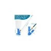 Nettoyeur Sous-marin à Jet D'aspirateur Portable Pour Piscine Avec Tête D'aspiration à 5 Sections Pour Piscine Hors Sol, Fontaine, Bassin, Spa Et Bain à Remous -Piscine Soldes 97677231 1