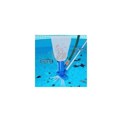 Nettoyeur Sous-marin à Jet D'aspirateur Portable Pour Piscine Avec Tête D'aspiration à 5 Sections Pour Piscine Hors Sol, Fontaine, Bassin, Spa Et Bain à Remous 6 Nettoyeur Sous-marin à Jet D'aspirateur Portable Pour Piscine Avec Tête D'aspiration à 5 Sections Pour Piscine Hors Sol, Fontaine, Bassin, Spa Et Bain à Remous – Image 4