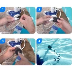 12 Packs Brosse En Mousse De Queue Robot Pour Polaris 180, 280, 360, 380, 480, 3900 Sport -Piscine Soldes 97836603 4