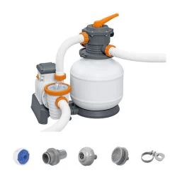 Pompe De Filtration Avec Filtre à Sable Pour Piscines Démontables Bestway Flowclear De 8.327 Litres/heure Connexion 32 Mm