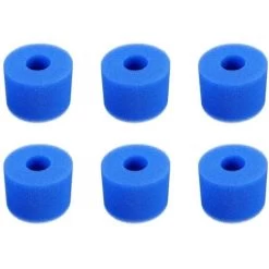 6 Pièces Éponge Filtrante Type S1, Cartouche De Filtre En Mousse, Mousse Pour Filtre Piscine, Réutilisables Et Lavables, Filtre En Mousse Pour Spa, Piscine, Jacuzzi