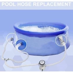 2 Pcs Tuyau De Rechange Pour Piscine Hors Sol Tuyau De Piscine Pour Piscines Pour Piscine Hors Terre Tuyau De Remplacement De Pompe De Filtre De Piscine -Piscine Soldes 97927676 3