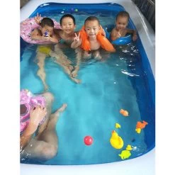 Piscines Gonflables Piscine Familiale Rectangulaire Gonflable, Piscinette FêTe Aquatique D'éTé, 305X183X56cm Bleu 9 Piscines Gonflables Piscine Familiale Rectangulaire Gonflable, Piscinette FêTe Aquatique D'éTé, 305X183X56cm Bleu -Piscine Soldes 98035239 3