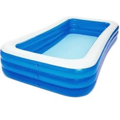 Piscines Gonflables Piscine Familiale Rectangulaire Gonflable, Piscinette FêTe Aquatique D'éTé, 305X183X56cm Bleu 10 Piscines Gonflables Piscine Familiale Rectangulaire Gonflable, Piscinette FêTe Aquatique D'éTé, 305X183X56cm Bleu -Piscine Soldes 98035239 4