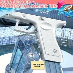 Pistolet à Eau électrique Pour Enfants Et Adultes - Pistolet à Eau - Jouets En Plastique Pour Pistolet à Eau - Portée Jusqu'à 32 Pieds - Super One Touch Auto Water Gun 58CC Size Pink 11 Pistolet à Eau électrique Pour Enfants Et Adultes - Pistolet à Eau - Jouets En Plastique Pour Pistolet à Eau - Portée Jusqu'à 32 Pieds - Super One Touch Auto Water Gun 58CC Size Pink -Piscine Soldes 98453311 5