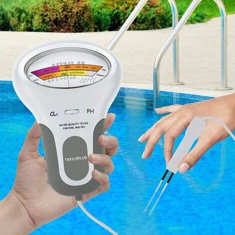 Analyseur De Qualité De L'eau, Testeur Numérique De Chlore Et De PH Cl2 Pour Piscines, Analyseur De Qualité De L'eau De Spa Avec Sonde Pour Piscines Ou Spas De Taille Domestique 3 Analyseur De Qualité De L'eau, Testeur Numérique De Chlore Et De PH Cl2 Pour Piscines, Analyseur De Qualité De L'eau De Spa Avec Sonde Pour Piscines Ou Spas De Taille Domestique